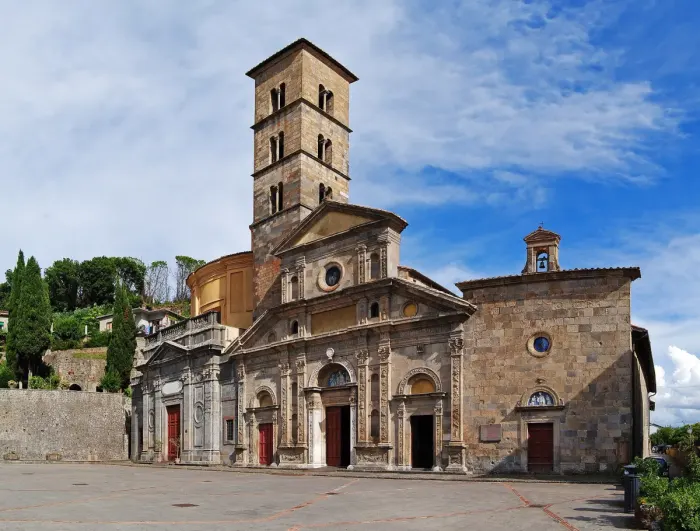 The basilica of Santa Cristina